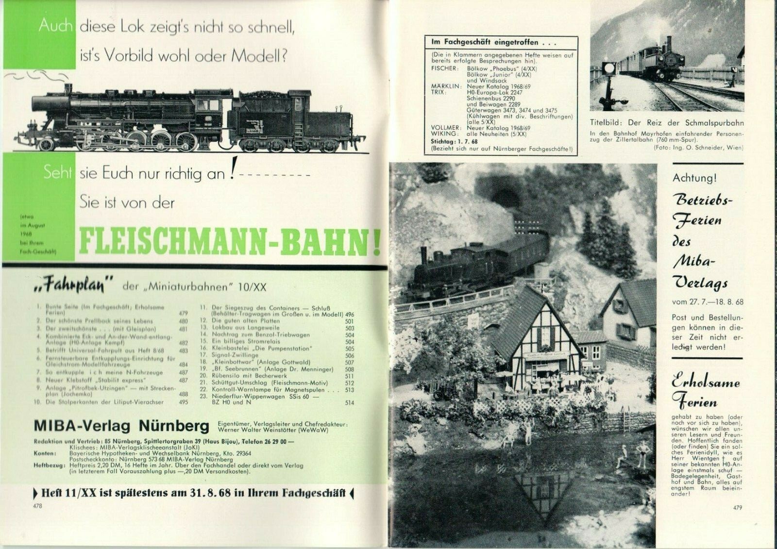 Catalogue Modélisme Ferroviaire BRAWA – HO Et N – Édition 1971-72 – Occasion