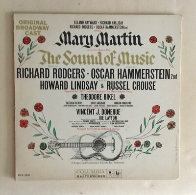 The Sound of Music Promo Lp White Label Broadway Soundtrack KOL 5450 Columbia