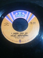 Isley Brothers "I Need You So/Freedom" TN 927 R. Isley, O. Isley, R. Isley