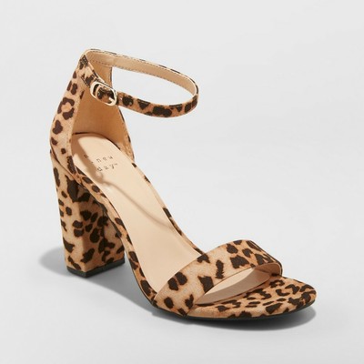 leopard print heels size 11