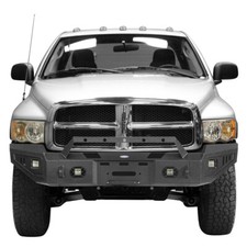 Off-road Front Bumper Wwinch Plate Light Fit 2003 2004 2005 Dodge Ram 2500 3500
