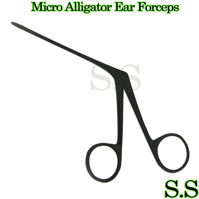 O.R GRADE HARTMAN ALLIGATOR MICRO EAR FORCEPS 3.5" SERRATED WITH - Foto 7