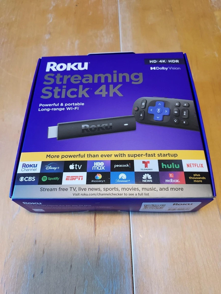 Roku Streaming Stick 4K  Streaming Device 4K/HDR/Dolby Vision