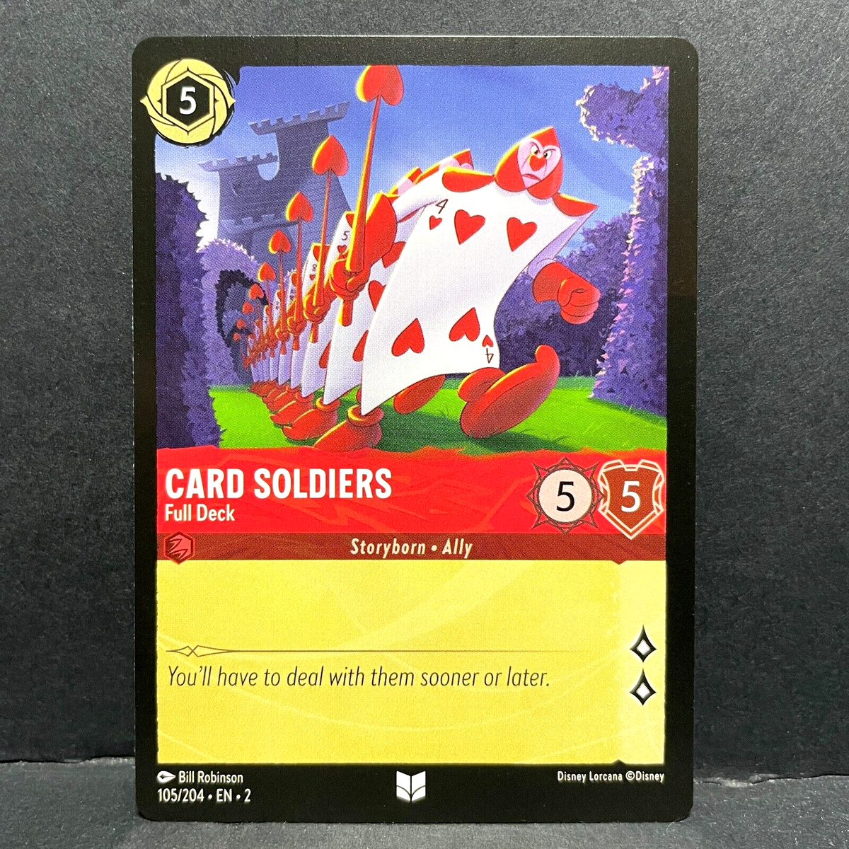 2023 DISNEY LORCANA RISE OF THE FLOODBORN CARD SOLDIERS 105/204 UNCOMMON | eBay 2023 DISNEY LORCANA RISE OF THE FLOODBORN CARD SOLDIERS 105/204 UNCOMMON | eBay