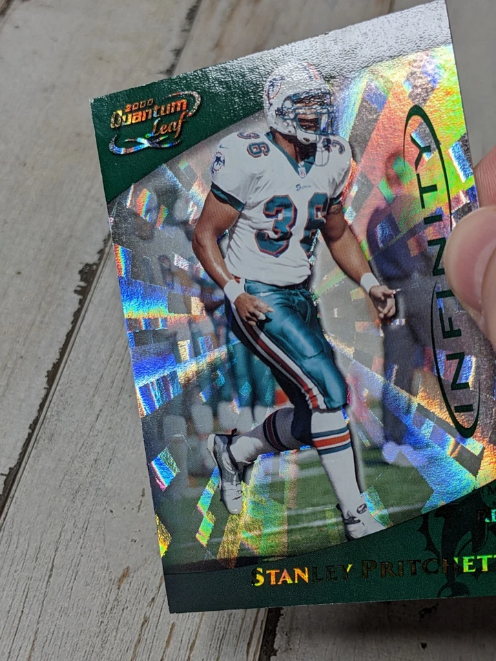2000 Quantum Leaf #158 Stanley Pritchett Infinity Green /25 SSP - Image 3 of 4