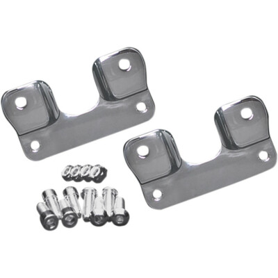 Covingtons Chrome Front Fender Brackets Adapters for 21'' Wheel 14-17 Harley FLH