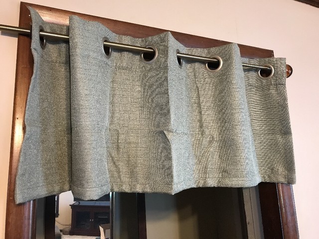 Jcp Home Grommet Quinn Basketweave Insert Valance 50 W X 18 L Tennessee Sage For Sale Online Ebay