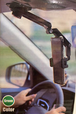 Black Sun Visor Cellphone Mobile Phone Holder Multi-Functional Folding