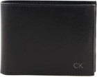 Calvin Klein Men's Smooth 5CC & Coin Bifold Leather Wallet - Black
