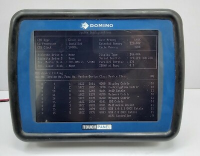 Domino Ts _Sl7 Ce Core 5.0 Laser Gravur Touchscreen Bedienfeld 7A 100-240VA
