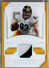 2018 National Treasures Century Material Holo Silver #87 Heath Miller Jersey /25