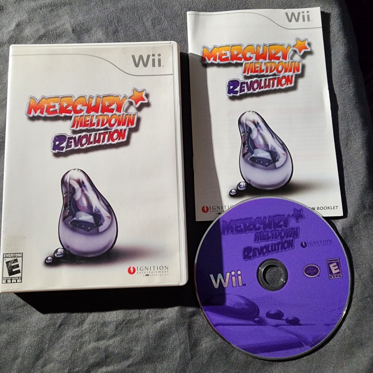 Mercury Meltdown Revolution for Nintendo Wii WII Strategy / Puzzle