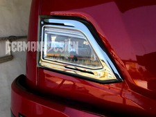 2-teilig Edelstahl gepresst DRL Rahmen für Scania Neu Gen S/R 2017+Topline