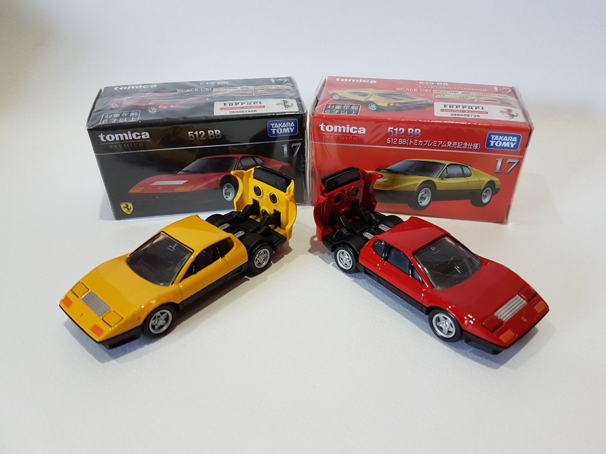 TOMICA PREMIUM Freeari 512BB 17 Yellow + Red ~ 1/61 | eBay