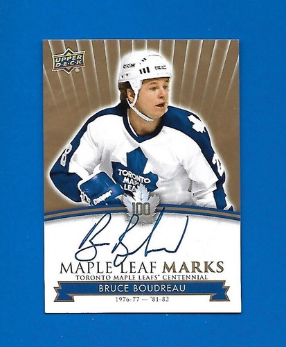 2017-18 TORONTO MAPLE LEAFS CENTENNIAL LEAF MARKS AUTOGRAPH & AKA CARD SEE LIST - Picture 14 of 91
