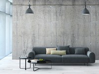 Fototapete Vlies Mauer Beton Optik Industrial Used-Look Grau 39255-1 (5,48€/1Qm)