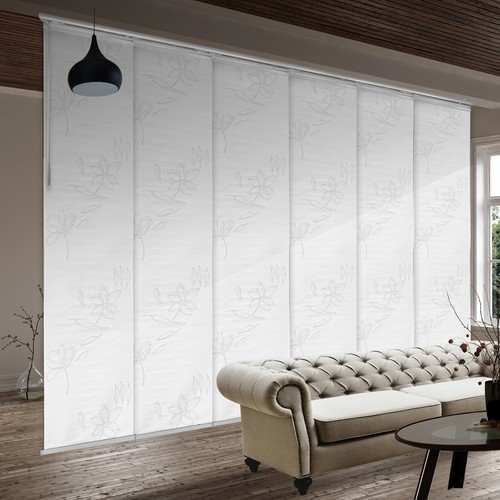 Panel Track Sliding Vertical Blinds 36-153"W (3-7 Panels) - Bloom - Picture 2 of 45