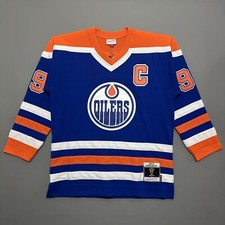 Edmonton Oilers Wayne Gretzky Mitchell Ness 1986-1987 L Large Jersey Hockey