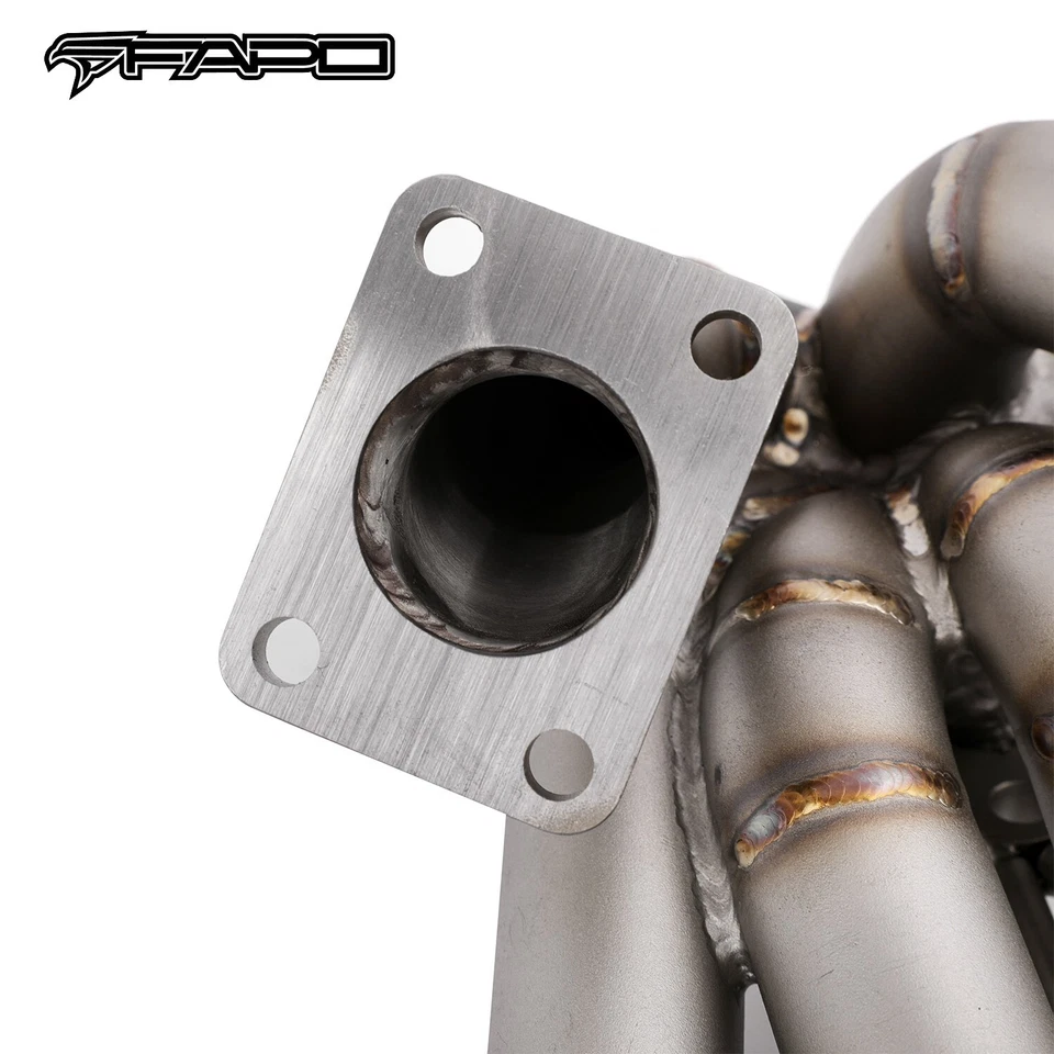 Colector turbo único FAPO para Toyota Supra Mk4 JZA80 2JZGT T4 HORARIO 40 Foto 3 de 4