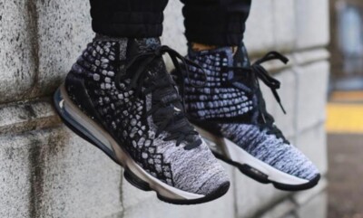 Nike Lebron XVII 17 Black White ''Oreo'' 10 US/44 EU - Gebraucht