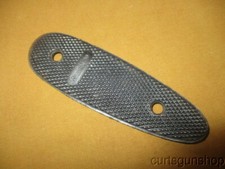 Vintage Remington Rifle All Steel Checkered Buttplate