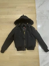 Gold Moose Knuckles Bomber Jacket