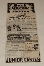1935 Junior Caster ad page BUCK ROGERS IN THE 25TH CENTURY