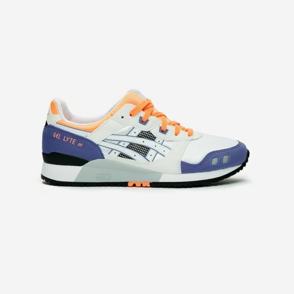 asics gel lyte iii purple orange
