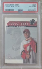 2002-03 Upper Deck #228 Chuck Kobasew Young Guns YG RC SSP PSA 10 GEM MT