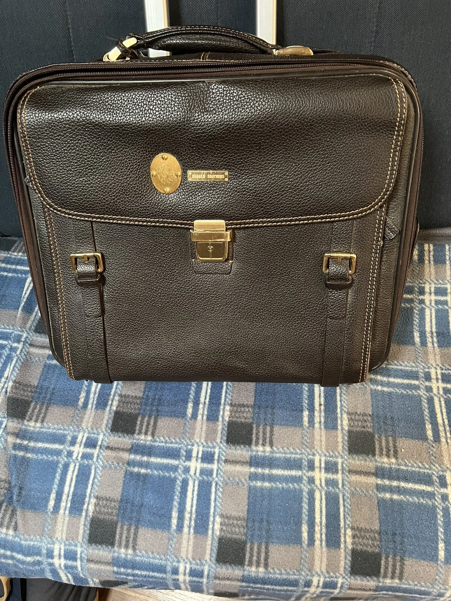 Brooks Brothers Leather Suitcase