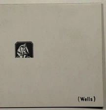 Cyclist and Bicycle Motif – Detailed Black-Ink Illustration Stereoview Card