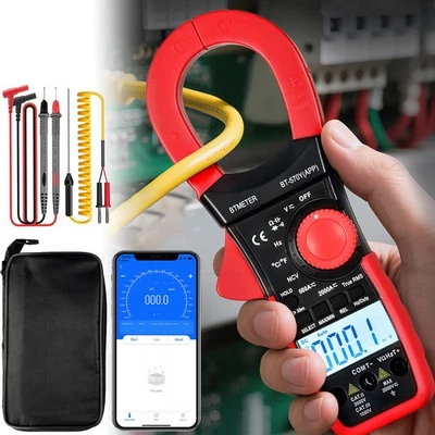 6000 Counts True-RMS Zangenamperemeter AC/DC - Bluetooth Multimeter mit NCV Temp - Bild 1 von 4