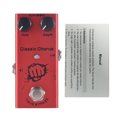 Guitar Effects Pedal Classic Chorus With True Bypass Rate/Depth Controls ZY TXIF