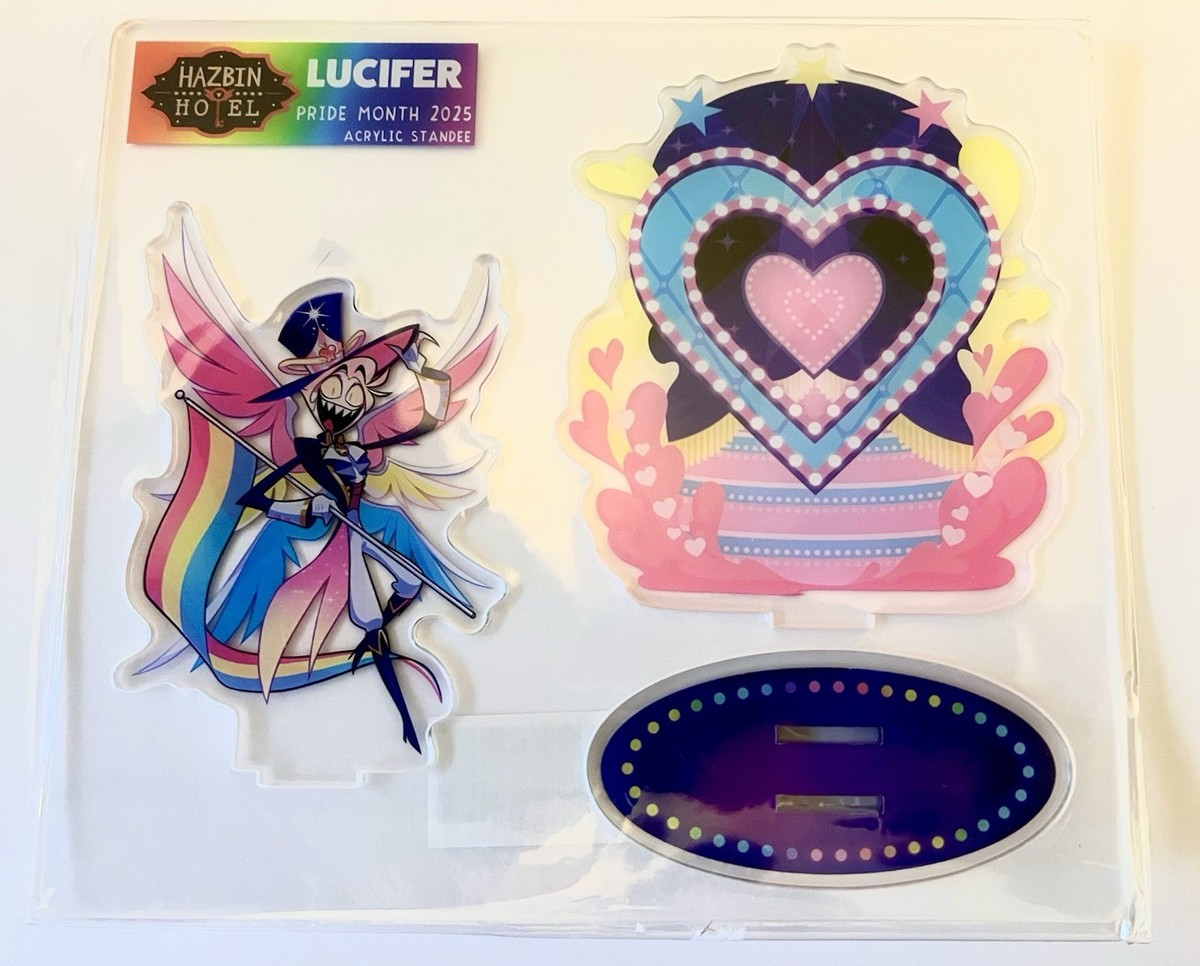 ハズビンホテル PRIDE 2025 Lucifer アクリルスタンド Hazbin Hotel Pride Acrylic Standee Lucifer 2025 Brand New | eBay