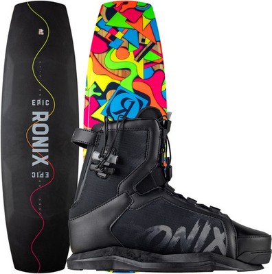RONIX Wakeboard Set Wakeboardbindung EPIC TRUE FLEX 2026 inkl. PARKS Boots Wake