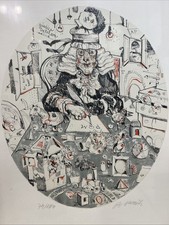 Antonio Possenti Litografia a Colori Numerata