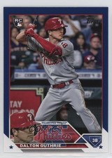 2023 Topps Series 2 Royal Blue Dalton Guthrie #398 0b7
