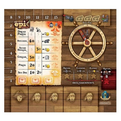 Tiny Epic Pirates: Player Mat Sets