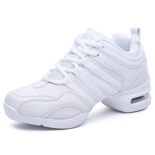 DAMEN JAZZ HIP HOP TANZ TURNSCHUHE SPORTSCHUHE MIT GETEILTER SOHLE TRAINER - Bild 4 von 13