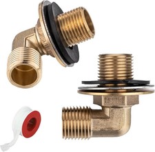 Wall Mount Faucet Installation Kit 1/2" NPT Solid Brass Commercial Faucet Par...