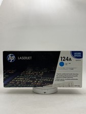HP 124A Q6001A Cyan Original LaserJet Toner Cartridge New Sealed