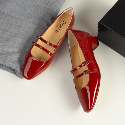 Repetto French Retro Ballet Shoes Women Flat Patent Leather Mary Jane Shoes - Picture 4 of 16