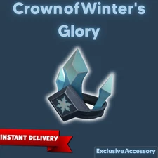 Roblox: Crown of Winter's Glory❄️ Exclusive Accessory
