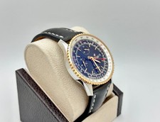 Breitling Navitimer U13324 41mm Black Dial 18K Rose Gold Steel Box Paper 3