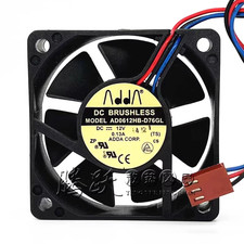 1PCS ADDA 6015 AD0612HB-D76GL DC12V 0.13A 3-wire cooling fan