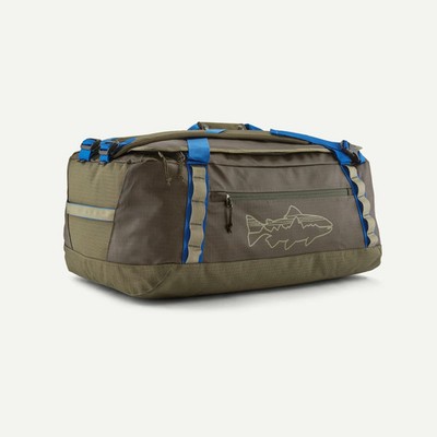 Patagonia - Black Hole Duffel 55L Basin Green w/Fitz Trout