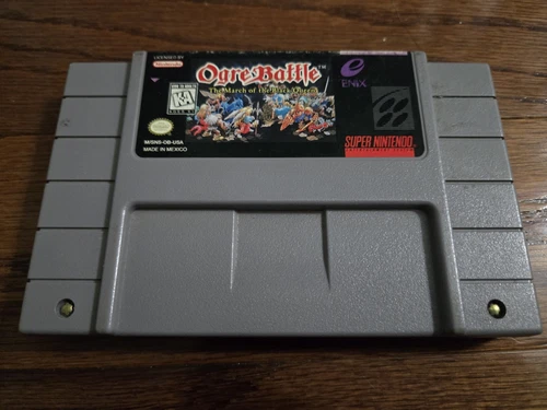 Ogre Battle: The March of the Black Queen (Super Nintendo SNES) - Clean, Tested