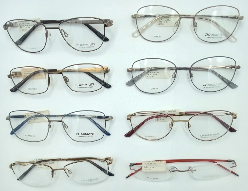 Charmant Eyeglasses Womens CHOOSE SIZE/COLOR/MODEL/FRAME Eyeglass Frames Glasses - Image 2 of 4