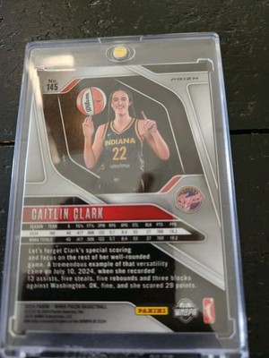 Caitlyn Clark Blue Prizm Rc #145 | eBay