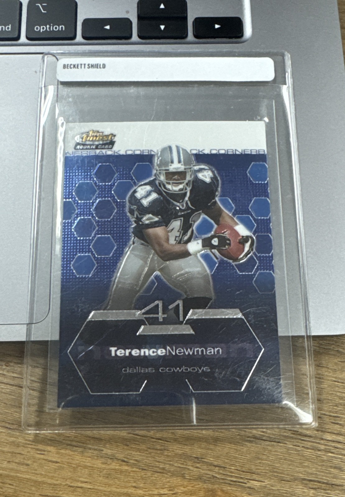 2003 Topps Finest - Terence Newman #79 (RC)
